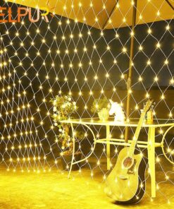 Netto LED łańcuchy świetlne 8 trybów 220V 1.5x1.5m 3X2M 4.2X1.6M festiwal świąteczne dekoracje nowy rok wesele wodoodporna
