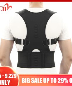 New Magnetic Posture Corrector Neoprene Back Corset Brace Straightener Shoulder Back Belt Spine Support Belt for Men Women